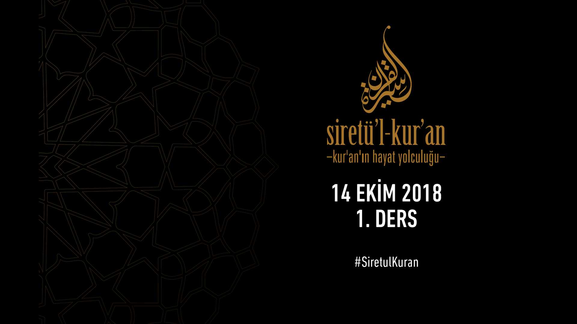 Siretü’l-Kur’an Dersleri Üzerine Söyleşi